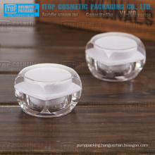 YJ-KO Series rounded square 15g mini acrylic jars